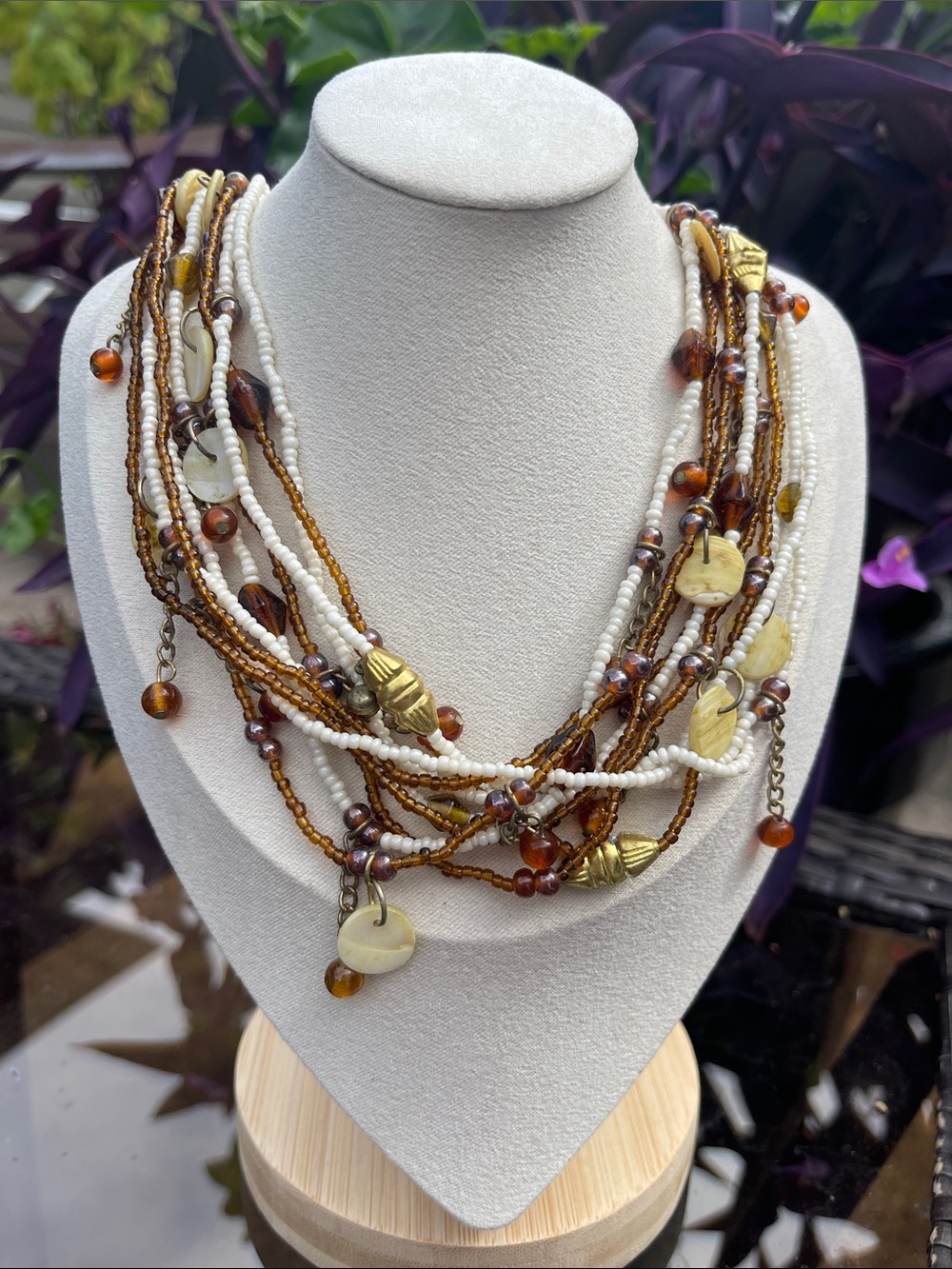 N2. Beaded Glory Necklace | 18-20 | Vintage